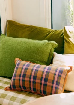 Coussin Tissé Madras - Petit Modèle