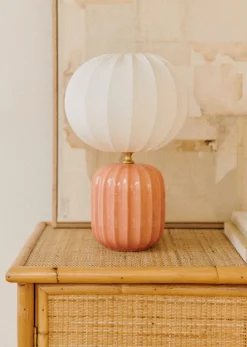 Lampe Traviata Petit Modèle - Rose Amalfi