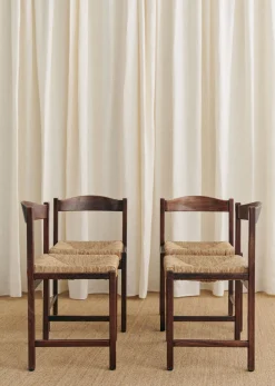 Lot De 4 Chaises Italiennes Années 1970