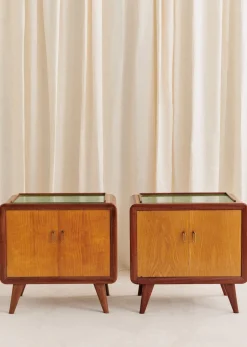 Paire De Chevet Vintage Années 1950