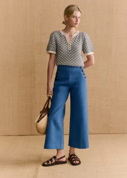 Pantalon Marino Crop
