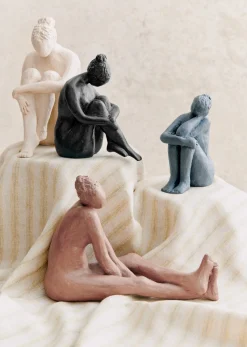 Sculpture Guénolée Courcoux - Femme Dans Ses Pensées Petit Modèle