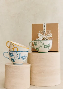 Tasse Poème - Bleu Orage
