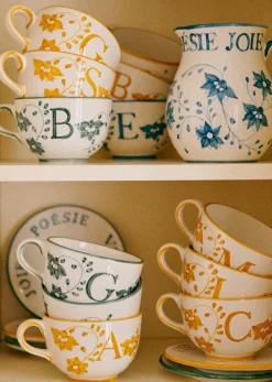 Tasse Poème - Bleu Orage